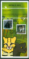 BRAZIL #3220 - ANIMALS OF THE BRAZILIAN FAUNA : OCELOT And JAGUARUNDI  -  EDICT Nª 8/2012 - Covers & Documents