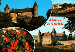 VIRIEU Sur BOURBRE  Le Château  XIe  XVIIe S   (recto-verso) 38 Isère - Virieu