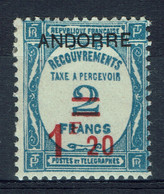 Andorre (postes Françaises), Timbres-taxe, 1F20/2f, Recouvrements, 1931, *, B - Unused Stamps