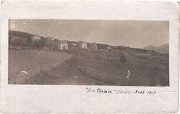 FR66 ODEILLO FONT ROMEU - Carte Photo 1909 - Les Chalets - Tampon Sec FONT - Adressée Jean FONT Perpignan Belle - Other & Unclassified