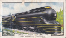 Trains Of The World 1937 - 40 Pennsylvania Railroad - Gallaher Cigarette Card - Original - Gallaher