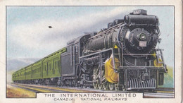 Trains Of The World 1937 - 30 International Ltd Canadian Nat Railway - Gallaher Cigarette Card - Original - Gallaher