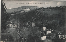 Delcampe - Uriage-les-Bains (38) - Les Villas Et Le Château - Uriage