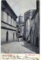 Delcampe - Cartolina Di ONANO VIA NAZIONALE    Viaggiata Nel 1909 Bella E Rara - Viterbo