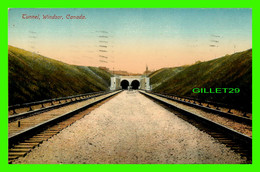 WINDSOR, ONTARIO - TUNNEL - TRAVEL IN 1912 - - PUB. BY STEDMAN BROS LIMITED - - Windsor