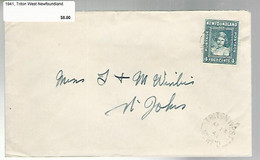 36148 ) Canada Newfoundland Cover Postal History - 1908-1947