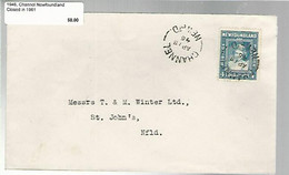 36149 ) Canada Newfoundland Cover Postal History - 1908-1947