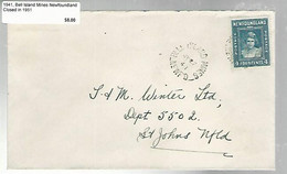 36166 ) Canada Newfoundland Cover Postal History - 1908-1947