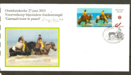 Mijnzegel Garnaalvissers Getekend  Op Omslag   Xx - Unused Stamps