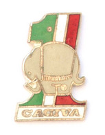 Pin's CAGIVA - N° 1 Aux Couleurs De L'ITALIE - Eléphant - L192 - Motos