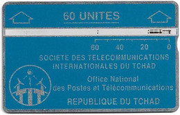 Chad - ONPT - L&G Optical - Blue Card - WITH Notch, 06.1997, 60U - 706F - 15.000ex, Used - Tsjaad