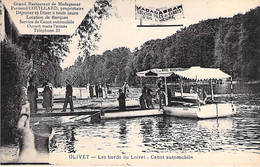 45 - OLIVET : Les Bords Du Loiret - L'embarcadère - Conot Automobile - Jolie CPA - Loiret - Other & Unclassified