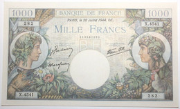 France - 1000 Francs - 20-7-1944 - PICK 96c / F39.12 - NEUF - 1 000 F 1940-1944 ''Commerce Et Industrie''