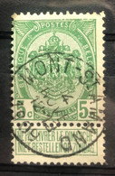 België, 1907, Nr 83, Gestempeld MONT-St-AMAND - 1893-1907 Wapenschild