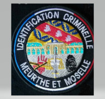 PATCH ECUSSON INSIGNE GENDARMERIE BRODE IDENTIFICATION CRIMINELLE MEURTHE ET MOSELLE CIC 54 - Police & Gendarmerie