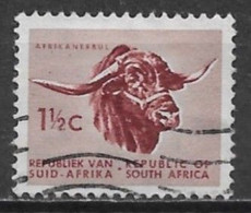 South Africa 1961. Scott #256 (U) Fauna, Afrikander Bull - Usados