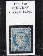 Indre-et-Loire - N° 60C Obl GC 4330 Vouvray - 1871-1875 Ceres