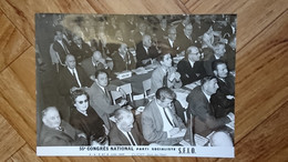 1965 CLICHY 55E CONGRES PARTI SOCIALISTE SFIO - PHOTO BOURDIN - Orte