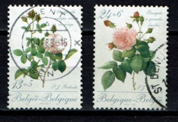 Belgium - COB - Y&T 2318/19 - Roos, Rose De L'ouvrage De Pierre-Joseph Redouté - Used Stamps