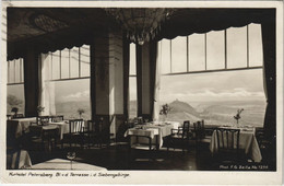 CPA AK Kurhotel PETERSBERG A. RHEIN Terrasse GERMANY (319128) - Petersberg