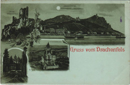 CPA AK Gruss Aus DRACHENFELS LITHO GERMANY (243076) - Drachenfels