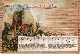 CPA AK Gruss Aus DRACHENFELS LITHO GERMANY (245597) - Drachenfels