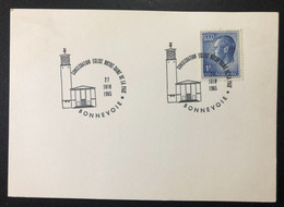 LUXEMBOURG, « BONNEYVOIE », « Consecration Église Notre - Dame Dwe La Paix »,  With Special Postmark, 1965 - Cartas & Documentos