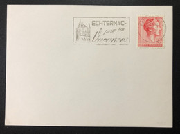 LUXEMBOURG, « ECHTERNACH », « ECHTERNACH Pour Vos Vacances »,  With Special Commemorative Postmark, 1965 - Briefe U. Dokumente