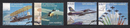 San Marino Saint-Marin 2003 Yvertn° 1888-1891 (°) Oblitéré Used Cote 5,50  € Avions Vliegtuigen Airplanes - Gebruikt