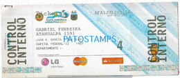 189674 ARGENTINA BUENOS AIRES SOCCER FUTBOL COPA AMERICA 2011 TICKET ENTRADA NO POSTCARD - Tickets - Vouchers