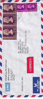 HONG KONG 1970s QE II EXPRESS COVER TO UK. - Brieven En Documenten