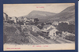 CPA [48] Lozère > Mende Gare Train Chemin De Fer Circulé Cachet Militaria - Mende