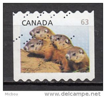##23, Canada, RARE, SANS MOTIF DE SÉCURITÉ, WITHOUT SECURITY DESIGN - Used Stamps