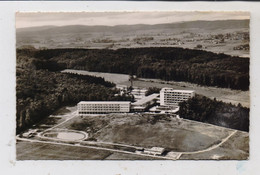 4502 BAD ROTHENFELDE, Sanatoriu, Teutoburger Wald, Luftaufnahme, 1958, Rücks. Klebereste - Bad Rothenfelde