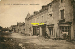 79 St Jouin De Marne, La Place, Carte Pas Courante - Saint Jouin De Marnes