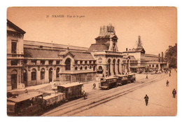 BELGIO - AMSTERDAM - NAMUR - La Gare, Animata, For. Piccolo Anni 20 Circa- LUGLIO-1922-42 - Sonstige & Ohne Zuordnung