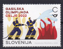 SLOVENIA 2022,FIREMAN OLYMPIADE,CELJE 2022,,MNH - Bombero