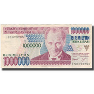 Billet, Turquie, 1,000,000 Lira, 1970, KM:209, TTB - Turquie