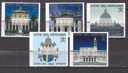 Z2503 - VATICANO Autimatici SASSONE N°1/5 - VATICAN Distributeurs Yv N°1/5 ** - Máquinas Franqueo (EMA)