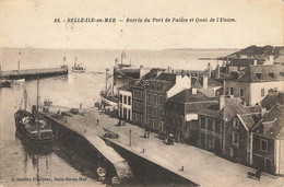 B3281 Belle Ile En Mer Entrée Du Port De Palais Et Quai - Belle Ile En Mer
