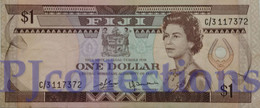 FIJI 1 DOLLAR 1980 PICK 76a XF W/HOLES - Fiji
