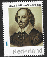 Nederland  2022-2    William Shakespeare   Postfris/mnh/neuf - Neufs