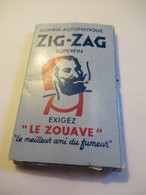 Petit Carnet De Papier à  Cigarettes / Gommé Automatique ZIG-ZAG Superfin/ LE ZOUAVE/ /1950-1960          CIG69 - Autres & Non Classés