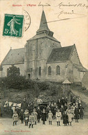 Sarton * 1908 * Place Et église Du Village * Enfant Attelage Villageois - Other & Unclassified