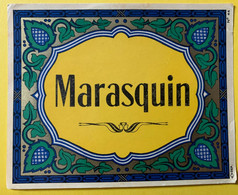 19779 -  Ancienne étiquette Marasquin - Alcools & Spiritueux