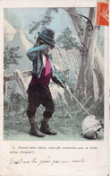 CPA - ENFANT - Un Garçon Costumé Porte Un Baluchon Rempli D'argent - 1908 - Scènes & Paysages