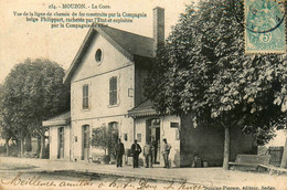 Mouzon * 1908 * La Gare * Ligne Chemin De Fer Ardennes - Other & Unclassified