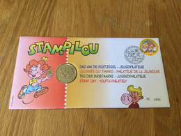 Belgique N°3023 Stampilou Sur Numisletter (timbre + Cachet + Médaille) - Numisletters