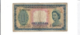 Malaya And British Borneo 1 $ Dollar 1953 LOTTO.2814 - Malasia