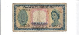 Malaya And British Borneo 1 $ Dollar 1953 LOTTO.2814 - Malaysie